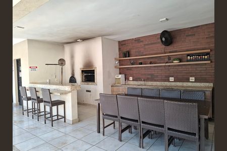 Área gourmet  de apartamento para alugar com 2 quartos, 47m² em Campos Elíseos, Ribeirão Preto