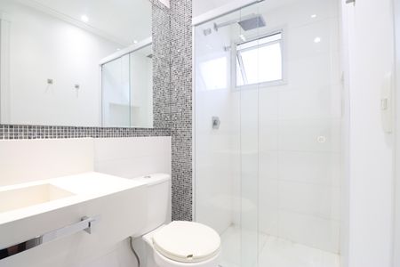 Apartamento para alugar com 168m², 4 quartos e 3 vagasBanheiro da Suíte 1