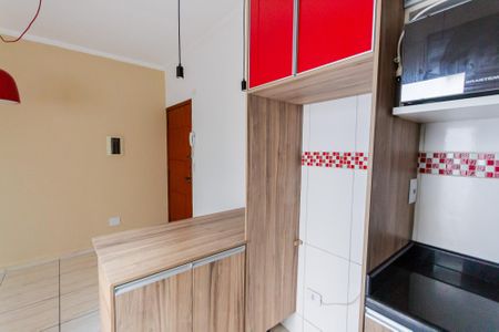 Sala/Cozinha de apartamento para alugar com 2 quartos, 56m² em Jardim Santo Alberto, Santo André