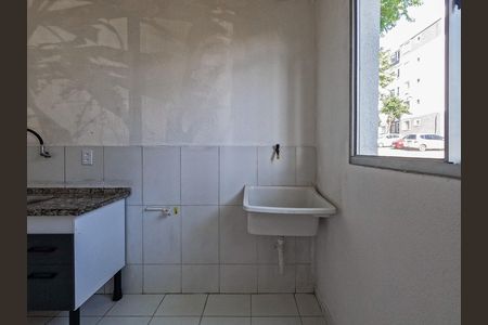 Cozinha de apartamento para alugar com 1 quarto, 48m² em Estância Jaraguá, São Paulo