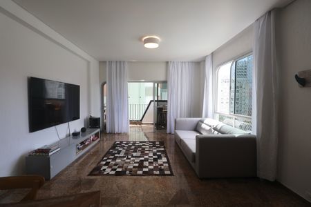 Sala de apartamento para alugar com 4 quartos, 156m² em Vila Luis Antônio, Guarujá