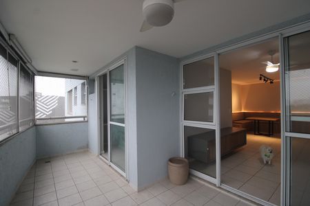 Varanda da Sala de apartamento para alugar com 4 quartos, 114m² em Barra da Tijuca, Rio de Janeiro