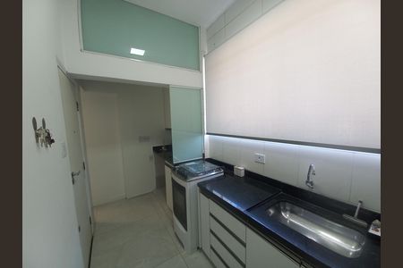 Cozinha de apartamento para alugar com 1 quarto, 50m² em Centro, São Paulo