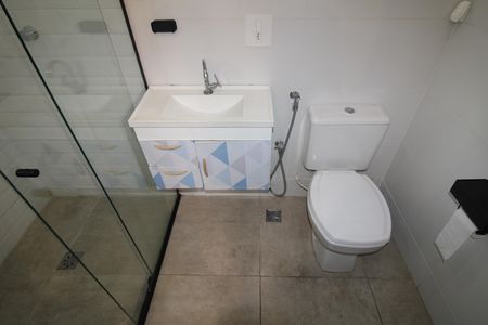 Banheiro social 2 de casa para alugar com 3 quartos, 130m² em Vila Siqueira (zona Norte), São Paulo
