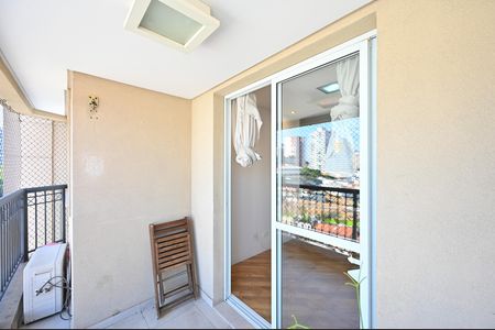 Varanda da Sala de apartamento para alugar com 2 quartos, 70m² em Chácara Inglesa, São Paulo