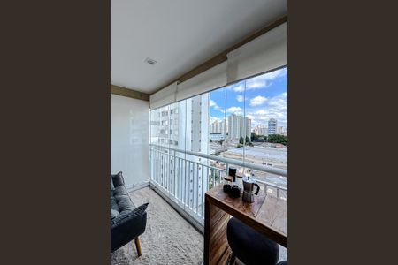 Varanda da Sala de apartamento para alugar com 1 quarto, 46m² em Brás, São Paulo