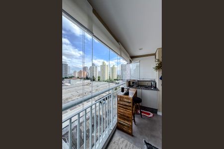 Varanda da Sala de apartamento para alugar com 1 quarto, 46m² em Brás, São Paulo