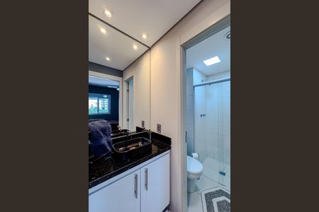 Apartamento à venda com 46m², 1 quarto e 1 vaga Apartamento à venda com 46m², 1 quarto e 1 vagaBanheiro da Suíte