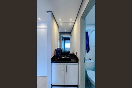 Apartamento à venda com 46m², 1 quarto e 1 vaga Apartamento à venda com 46m², 1 quarto e 1 vagaBanheiro da Suíte