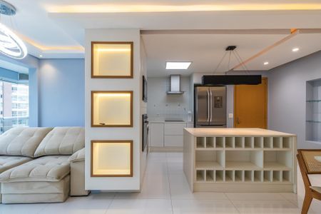 Sala de apartamento para alugar com 2 quartos, 72m² em Empresarial 18 do Forte, Barueri