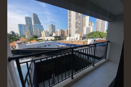 Studio à venda com 30m², 1 quarto e sem vagaVaranda