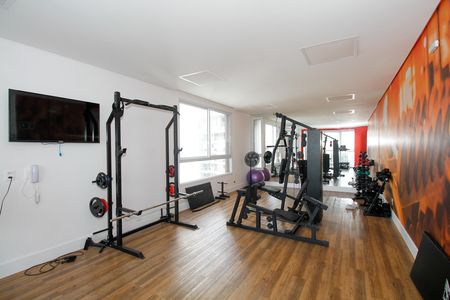 Apartamento para alugar com 51m², 1 quarto e 1 vaga Apartamento para alugar com 51m², 1 quarto e 1 vagaÁrea Comum - Academia