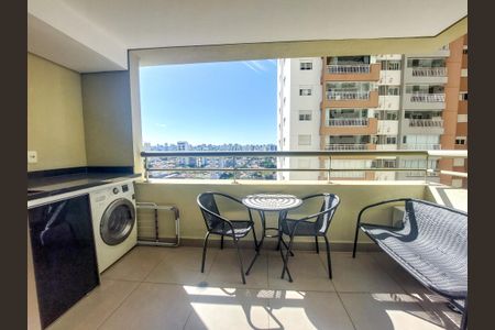 Sacada de apartamento para alugar com 1 quarto, 50m² em Brooklin Paulista, São Paulo