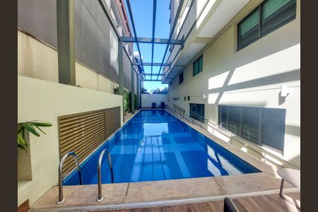 Área comum - Piscina de apartamento para alugar com 1 quarto, 50m² em Brooklin Paulista, São Paulo
