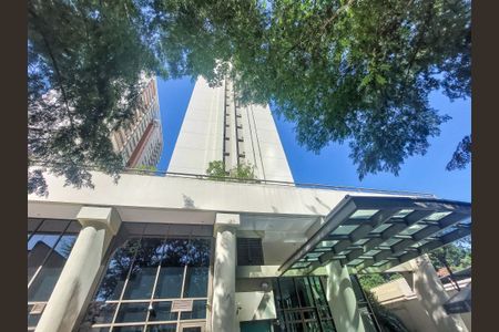 Fachada de apartamento para alugar com 1 quarto, 50m² em Brooklin Paulista, São Paulo