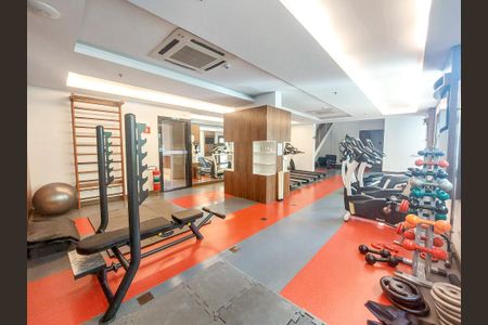 Área comum de apartamento para alugar com 1 quarto, 50m² em Brooklin Paulista, São Paulo