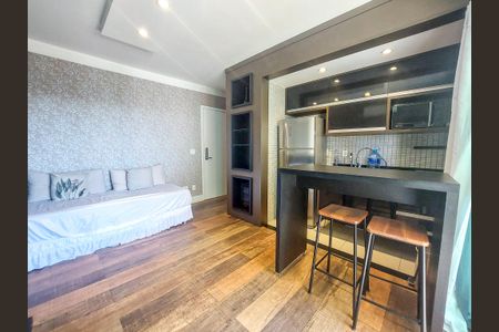 Sala de apartamento para alugar com 1 quarto, 50m² em Brooklin Paulista, São Paulo
