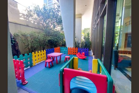 Área comum - Playground de apartamento para alugar com 1 quarto, 50m² em Brooklin Paulista, São Paulo