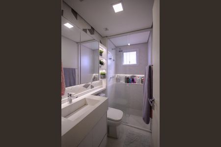 Apartamento para alugar com 116m², 2 quartos e 2 vagas Apartamento para alugar com 116m², 2 quartos e 2 vagasBanheiro da Suíte 1