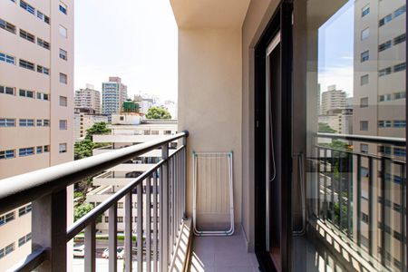 Studio para alugar com 24m², 1 quarto e sem vagaVaranda