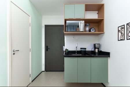 Studio à venda com 25m², 1 quarto e 1 vaga Studio à venda com 25m², 1 quarto e 1 vagaCozinha