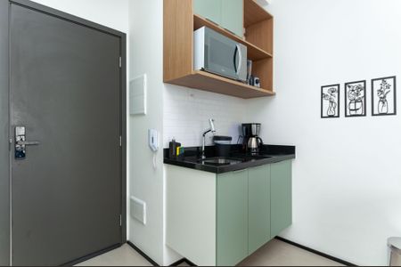 Studio à venda com 25m², 1 quarto e 1 vaga Studio à venda com 25m², 1 quarto e 1 vagaCozinha