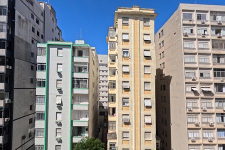 Vista da Sala de apartamento para alugar com 3 quartos, 110m² em Boqueirão, Santos