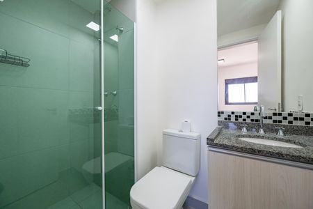 Studio para alugar com 29m², 1 quarto e 1 vaga Studio para alugar com 29m², 1 quarto e 1 vagaBanheiro