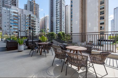 Studio para alugar com 29m², 1 quarto e 1 vaga Studio para alugar com 29m², 1 quarto e 1 vagaÁrea comum - Lounge externo