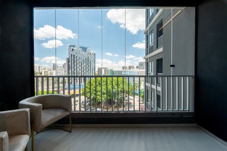 Varanda do Studio de kitnet/studio à venda com 1 quarto, 28m² em Perdizes, São Paulo