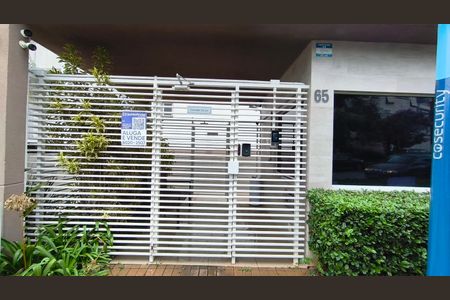 Apartamento para alugar com 32m², 1 quarto e sem vaga Apartamento para alugar com 32m², 1 quarto e sem vagaFachada + Plaquinha