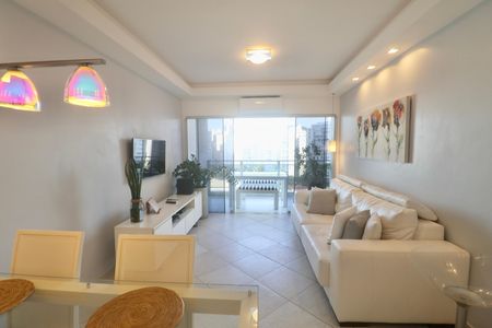 Sala de apartamento para alugar com 2 quartos, 96m² em Morro do Maluf, Guarujá