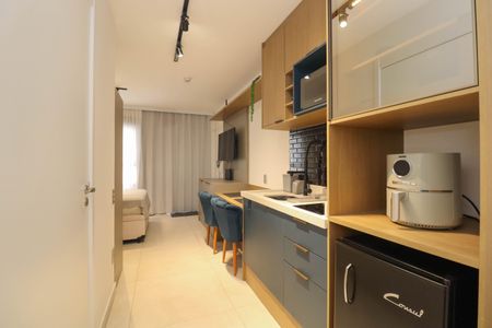 Studio à venda com 31m², 1 quarto e sem vagaCozinha