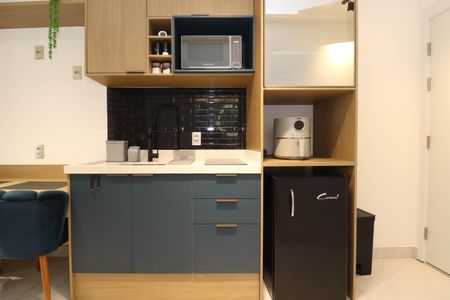 Studio à venda com 31m², 1 quarto e sem vagaCozinha