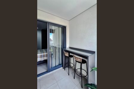 Studio para alugar com 23m², 1 quarto e sem vaga Studio para alugar com 23m², 1 quarto e sem vagaVaranda