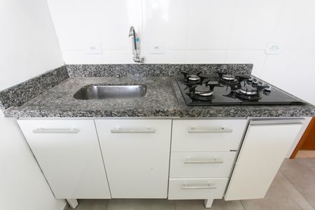 Sala / Cozinha / Pia de apartamento para alugar com 1 quarto, 26m² em Jardim Helena, São Paulo