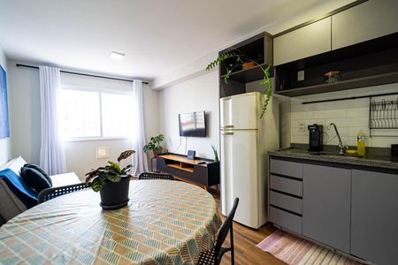 Sala de apartamento para alugar com 1 quarto, 34m² em Bela Vista, São Paulo