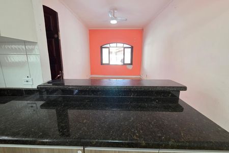 Cozinha de casa para alugar com 2 quartos, 100m² em Caiçara , Praia Grande