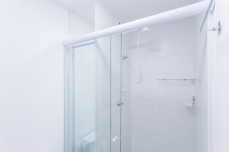 Banheiro da Suíte de apartamento para alugar com 1 quarto, 27m² em Vila Nova Conceição, São Paulo