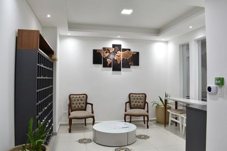 Studio para alugar com 31m², 1 quarto e sem vaga Studio para alugar com 31m², 1 quarto e sem vagaHall de entrada