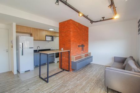 Sala de apartamento para alugar com 1 quarto, 43m² em Jardim do Salso, Porto Alegre