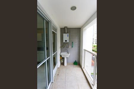 Varanda da Sala de apartamento para alugar com 2 quartos, 60m² em Vila Andrade, São Paulo