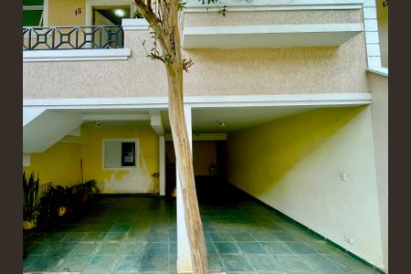 Casa de condomínio para alugar com 152m², 3 quartos e 3 vagasPlaca instalada na fachada do imóvel