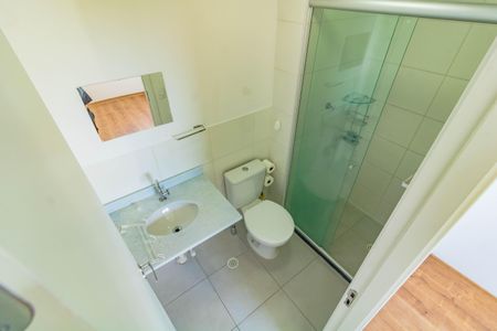 Banheiro Social de apartamento à venda com 1 quarto, 29m² em Vila Guarani (z Sul), São Paulo