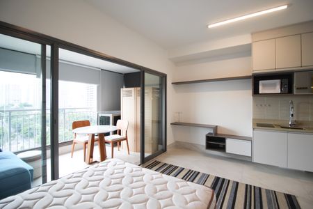 Suíte  de kitnet/studio para alugar com 1 quarto, 35m² em Indianópolis, São Paulo