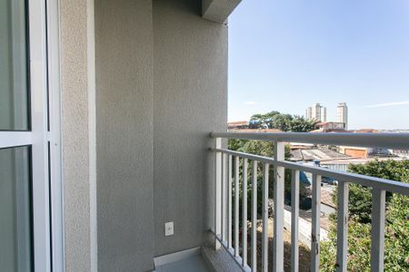 Varanda da Sala de apartamento para alugar com 1 quarto, 34m² em Penha de França, São Paulo