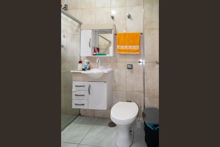 Banheiro social de kitnet/studio para alugar com 0 quarto, 45m² em Bela Vista, São Paulo