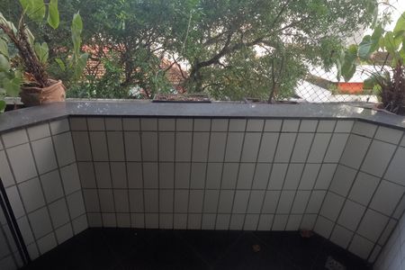 Varanda da Sala - 2 Ambientes de apartamento para alugar com 3 quartos, 158m² em Pompéia, Santos