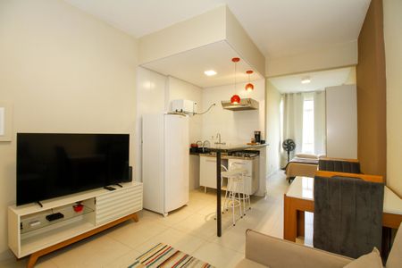 Sala/Cozinha de kitnet/studio para alugar com 1 quarto, 28m² em Bela Vista, São Paulo