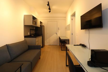 Studio para alugar com 30m², 1 quarto e sem vaga Studio para alugar com 30m², 1 quarto e sem vagaSala/Cozinha